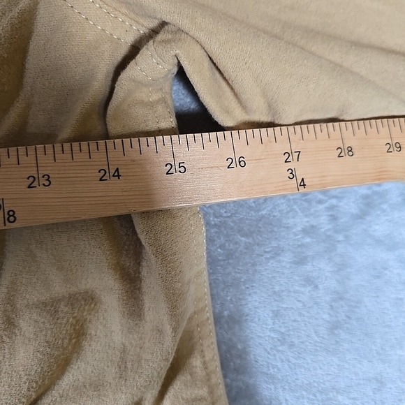 Schmidt Workwear Shirt Mens 2X Beige Flannel Long Sleeve Button Up Outdoors - Picture 5 of 6